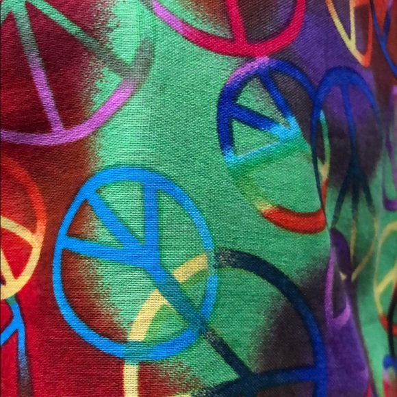 Bandana Peace sign print hair bandana or mask - Picture 4 of 7